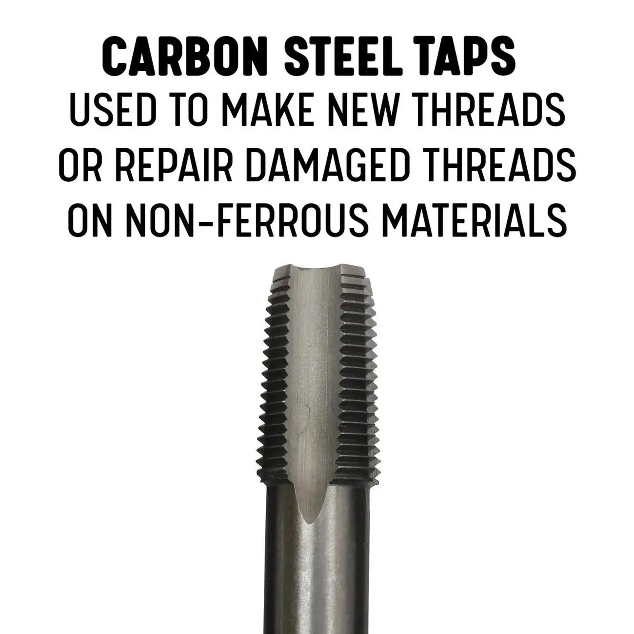 Drill America 1/8" Carbon Steel Npt Tap And "r" Hss Drill Bit Kit In Storage Pouch DRILL