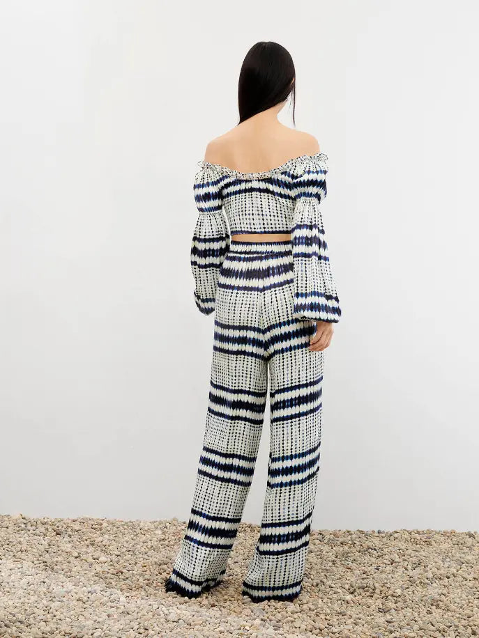 Dropped Shoulder Crop Top Nocturne