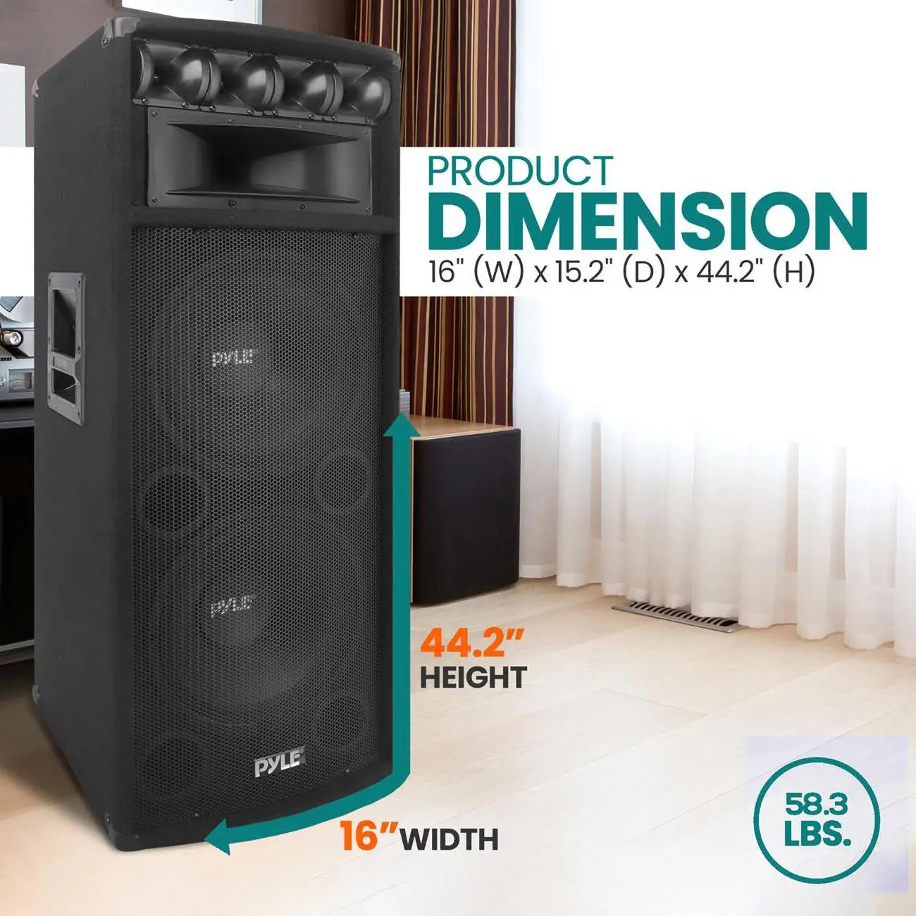 Dual 12" Professional Dj Cabinets;pyle Pro;1600watts Pyle