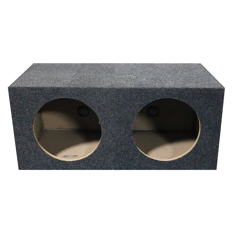 Dual 15″ Sealed Heavy Duty Square Empty Woofer Box Qpower