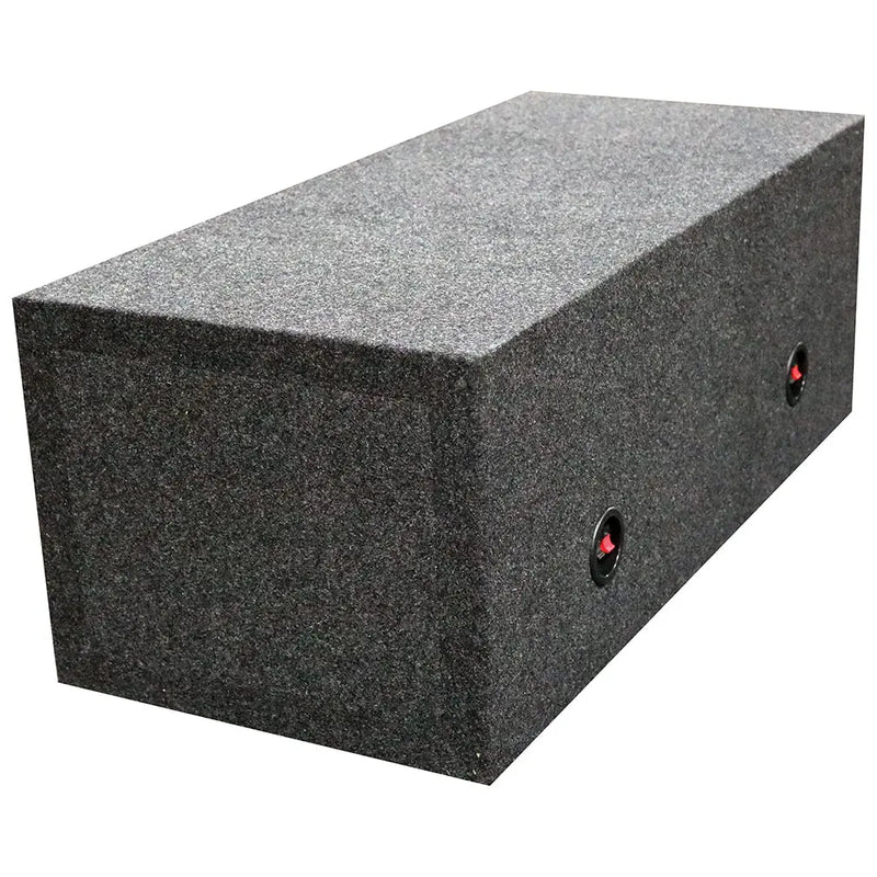 Dual 15″ Sealed Heavy Duty Square Empty Woofer Box Qpower