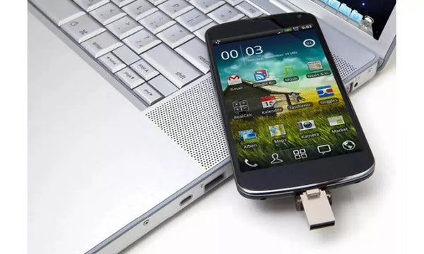 Dual Port Micro USB Flash Storage Memory Drive Vista Shops