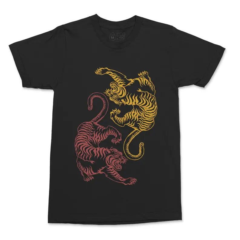 Dueling Tigers Tee Bigfoot Kick