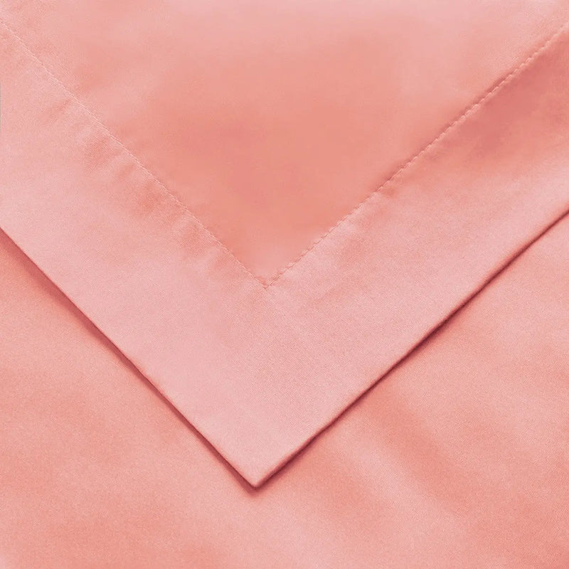 Dusty Rose Queen Cotton Washable Duvet Cover Set With Two Shams Homeroots Bed & Bath