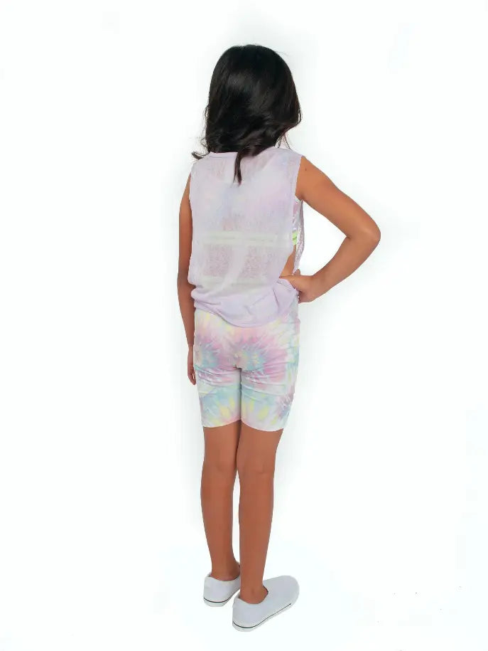 Dye-Mentions Biker Shorts Tru Luv