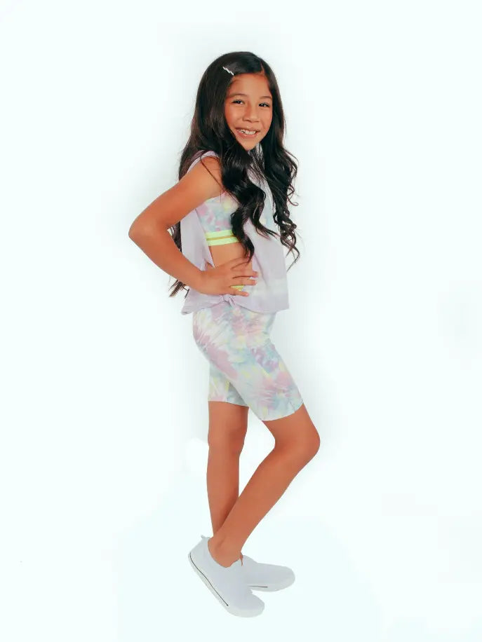Dye-Mentions Biker Shorts Tru Luv