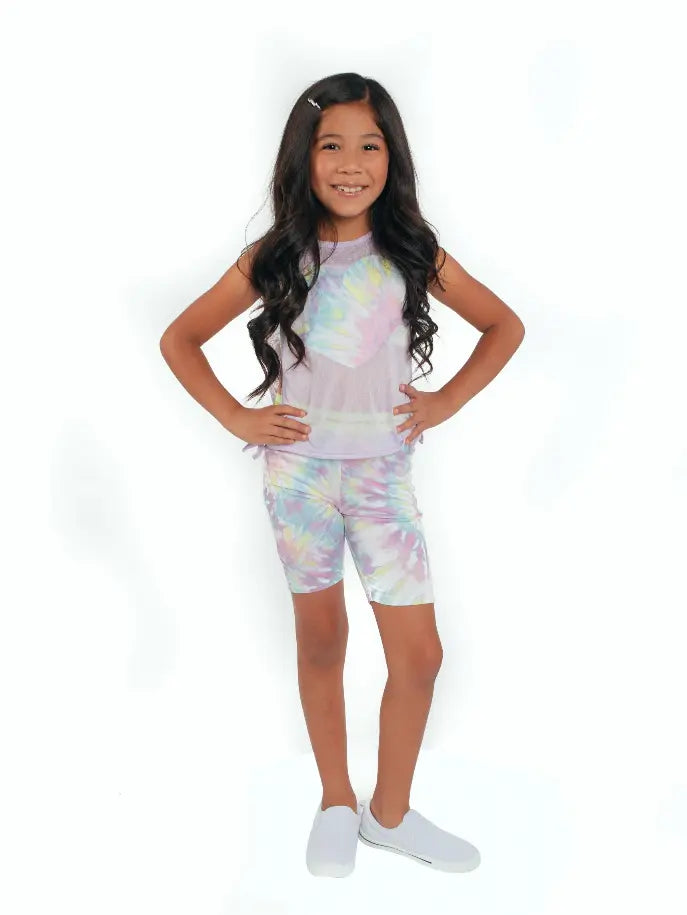 Dye-Mentions Biker Shorts Tru Luv
