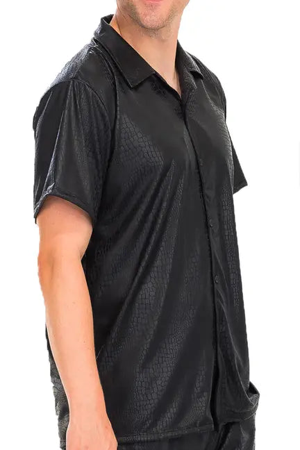 EMBOSSED BUTTON DOWN SHIRT WEIV