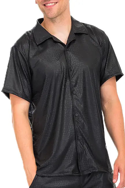 EMBOSSED BUTTON DOWN SHIRT WEIV