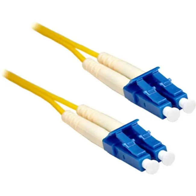 ENET 2M LC/LC Duplex Single-mode 9/125 OS1 or Better Yellow Fiber Patch Cable 2 meter LC-LC Individually Tested ENET Components, Inc.