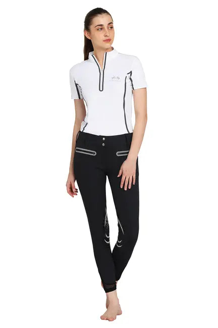 EQUINE COUTURE LADIES IBIZA KNEE PATCH BREECHES JPC Equestrian