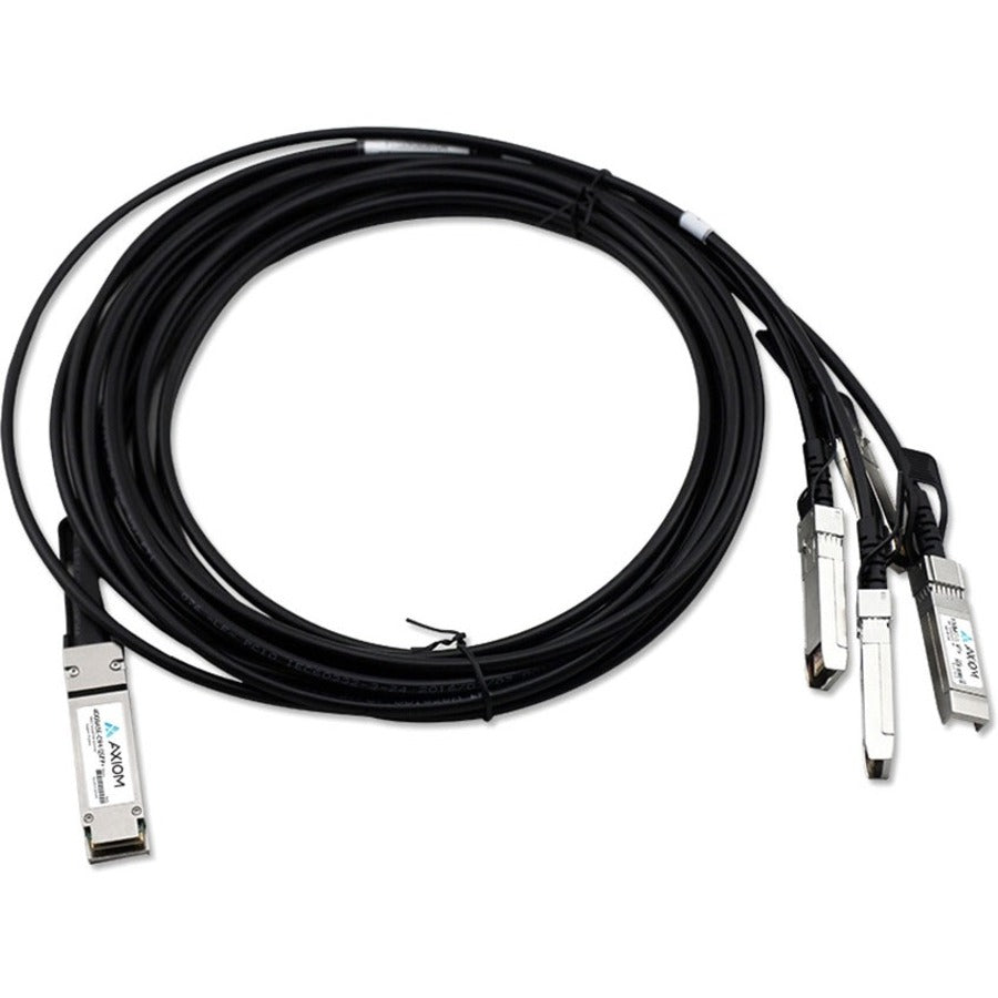 Axiom 100gbase-cr4 Qsfp28 To 4 Sfp28 Passive Dac Cisco Compatible 3m - Computers & Electronics