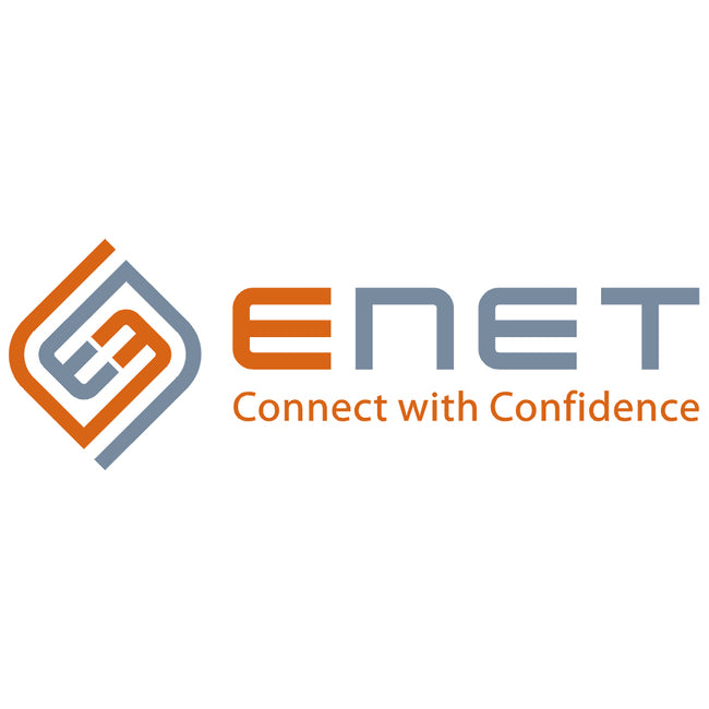 Enet Solutions, Inc. Enet Cat6 Category 6 550mhz Patch Cord Booted Snagless 10ft Black Taa Compliant
