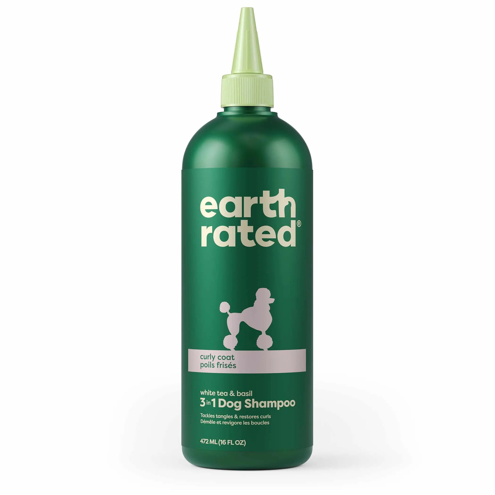 Earth Rated 3 in 1 Dog Shampoo Curly Coat 16oz Earth Rated