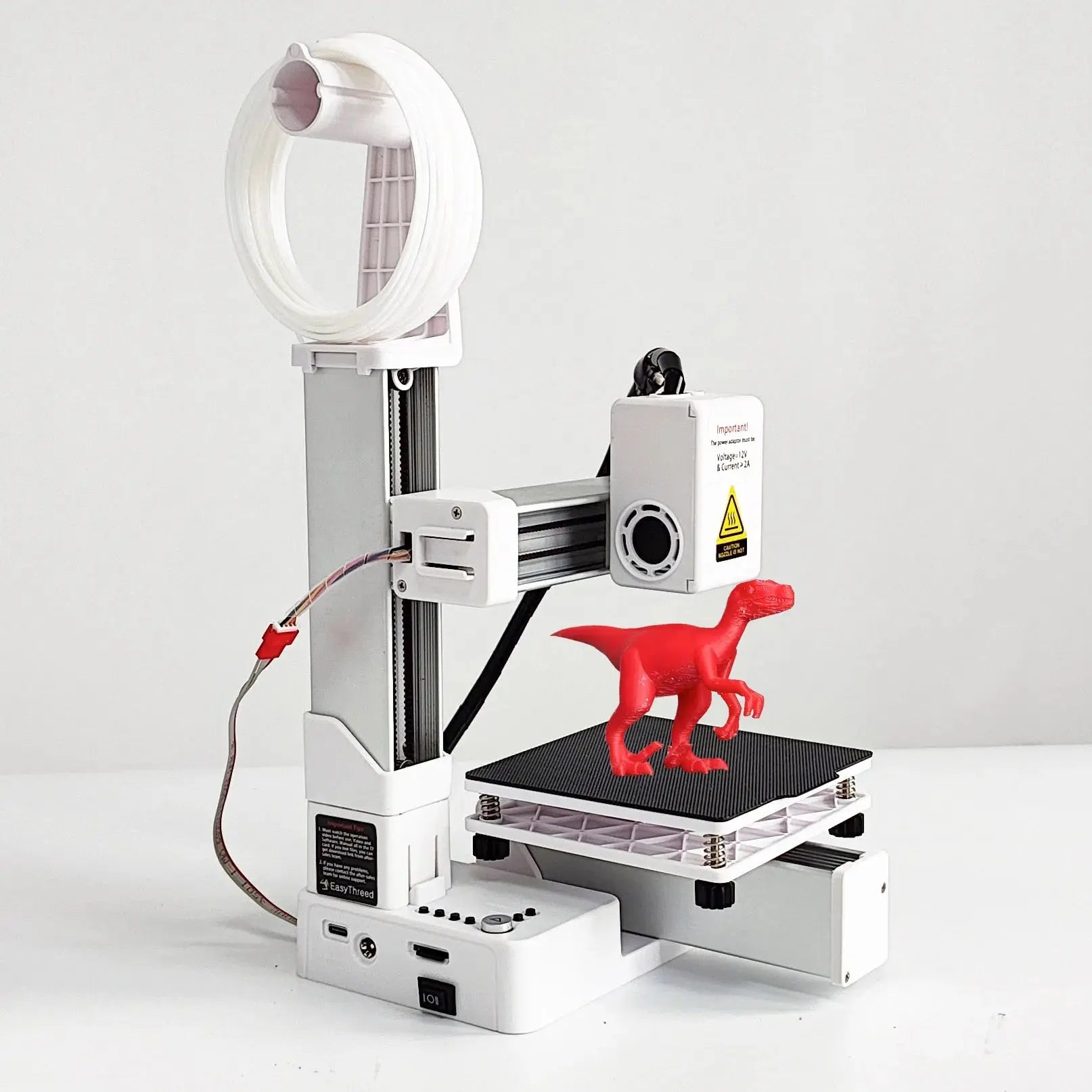 EasyThreed 3D Printer  Entry Level  Compatible with PLA TPU 1.75mm Filament  include Power Adaptor. GreatEagleInc
