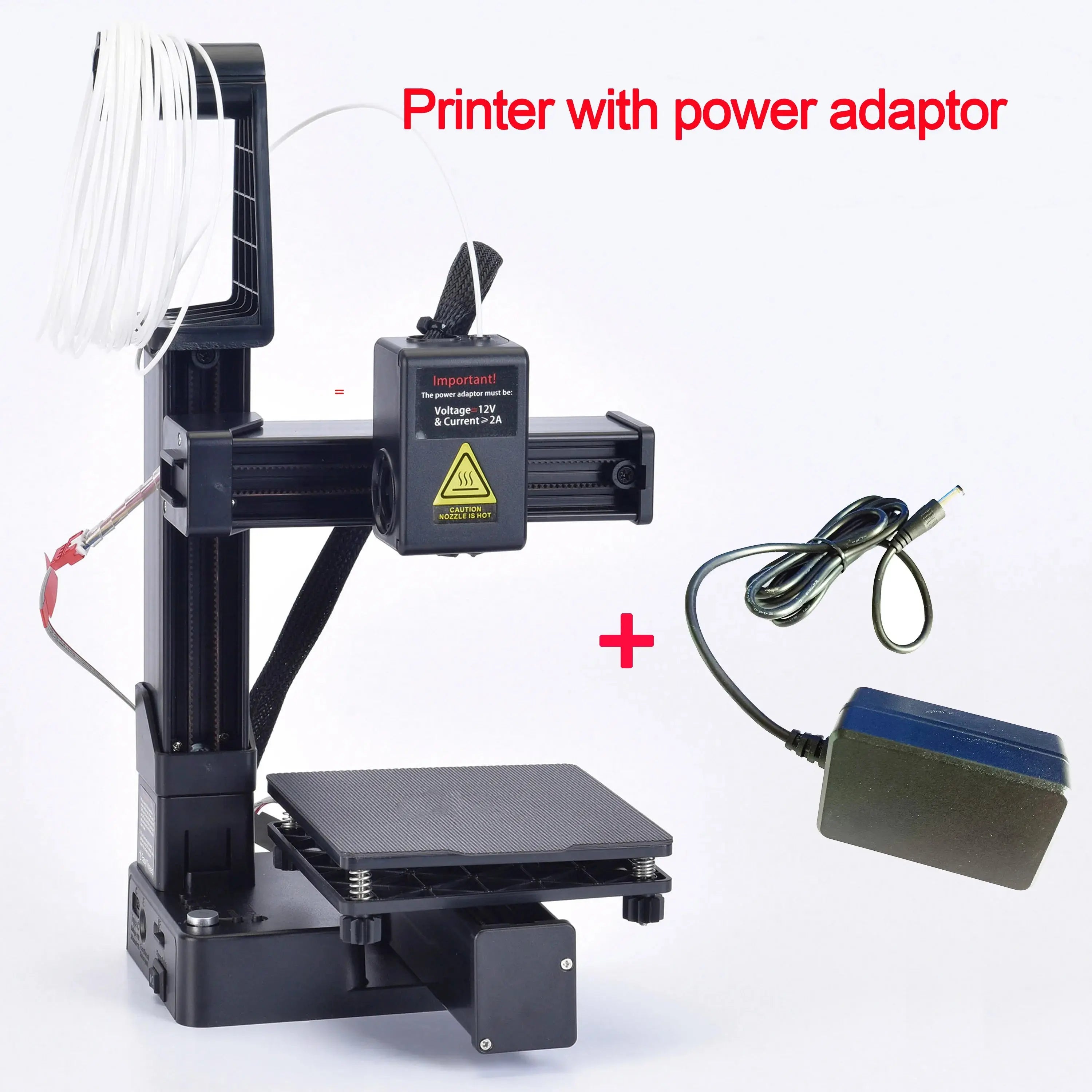 EasyThreed 3D Printer  Entry Level  Compatible with PLA TPU 1.75mm Filament  include Power Adaptor. GreatEagleInc