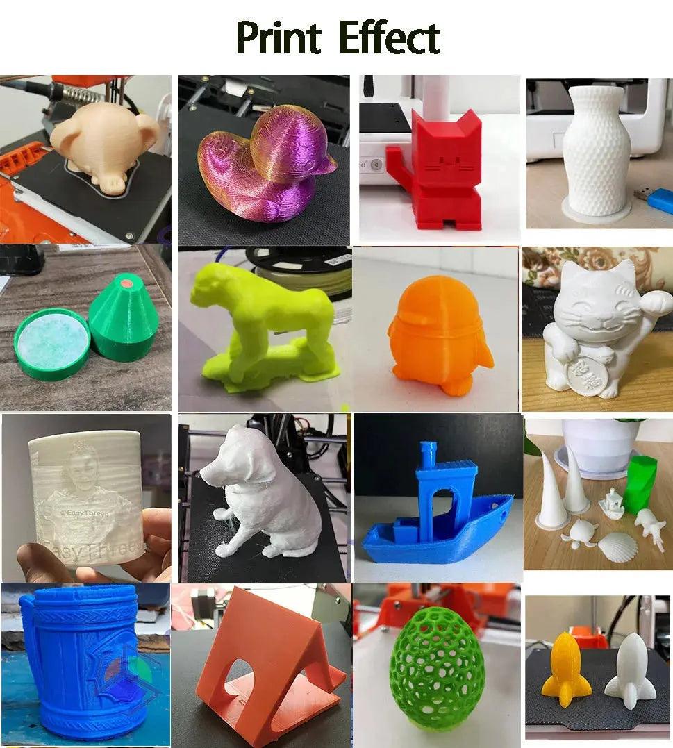 EasyThreed 3D Printer  Entry Level  Compatible with PLA TPU 1.75mm Filament  include Power Adaptor. GreatEagleInc