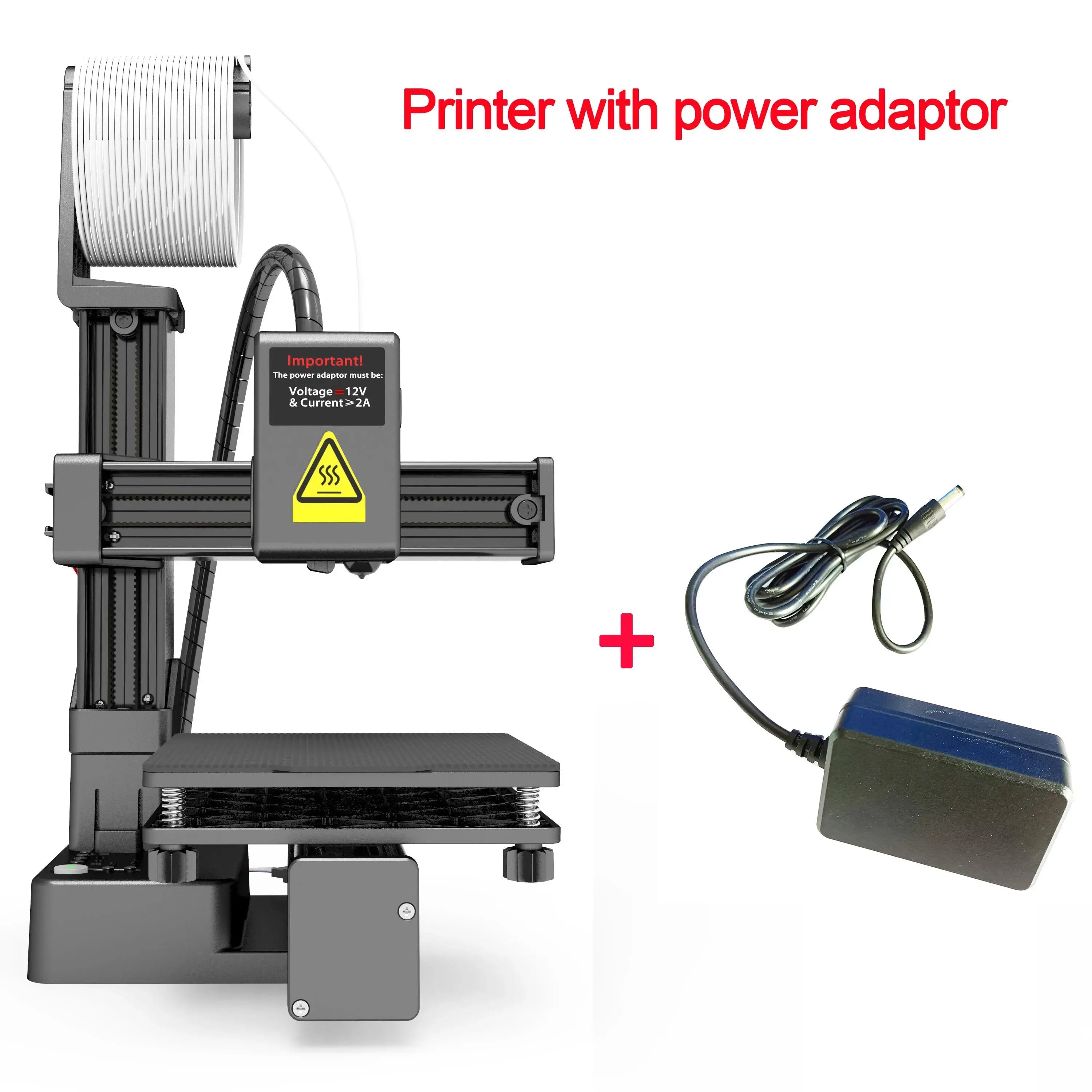 EasyThreed 3D Printer  Entry Level  Compatible with PLA TPU 1.75mm Filament  include Power Adaptor. GreatEagleInc