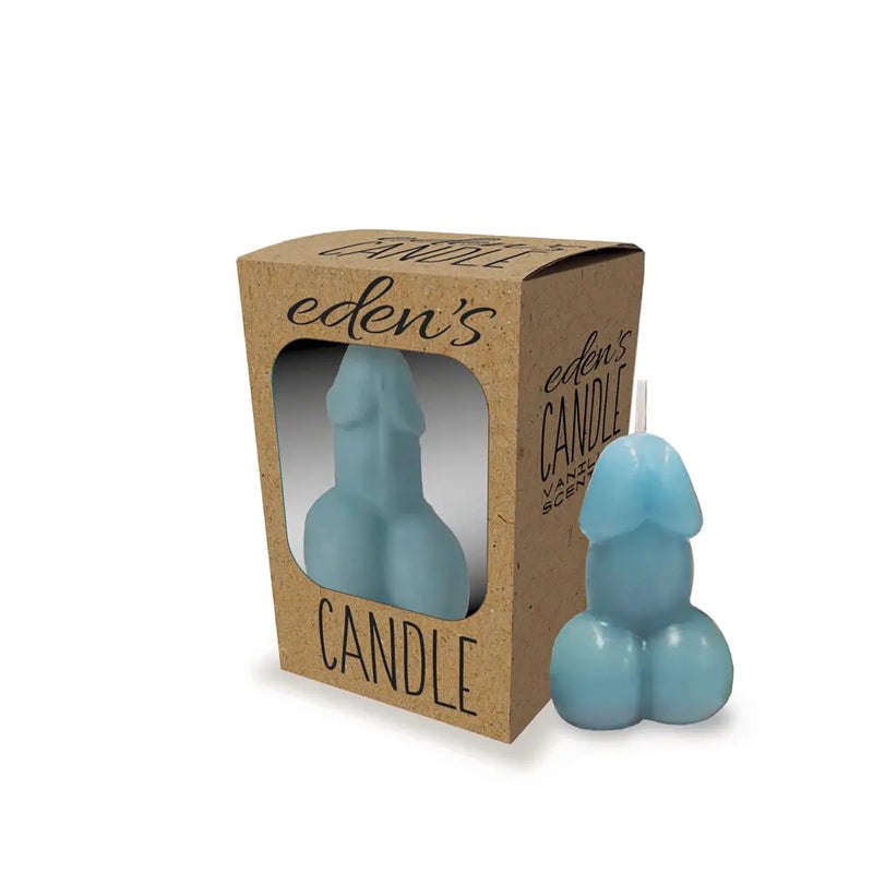 Eden's Penis Candle Blue Little Genie