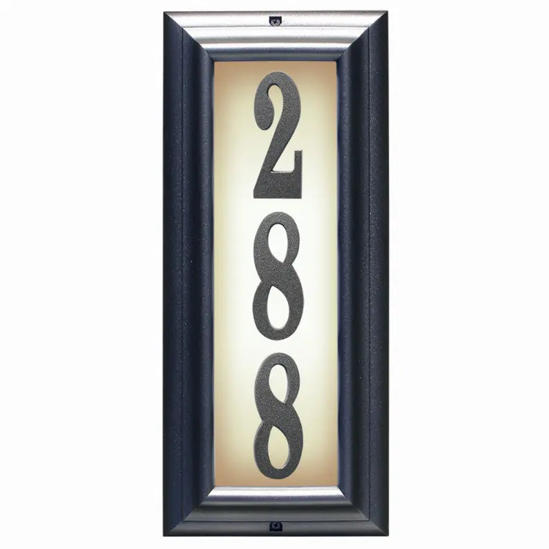 Edgewood Lighted Address Plaque Qualarc