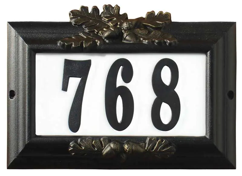 Edgewood Lighted Address Plaque Qualarc