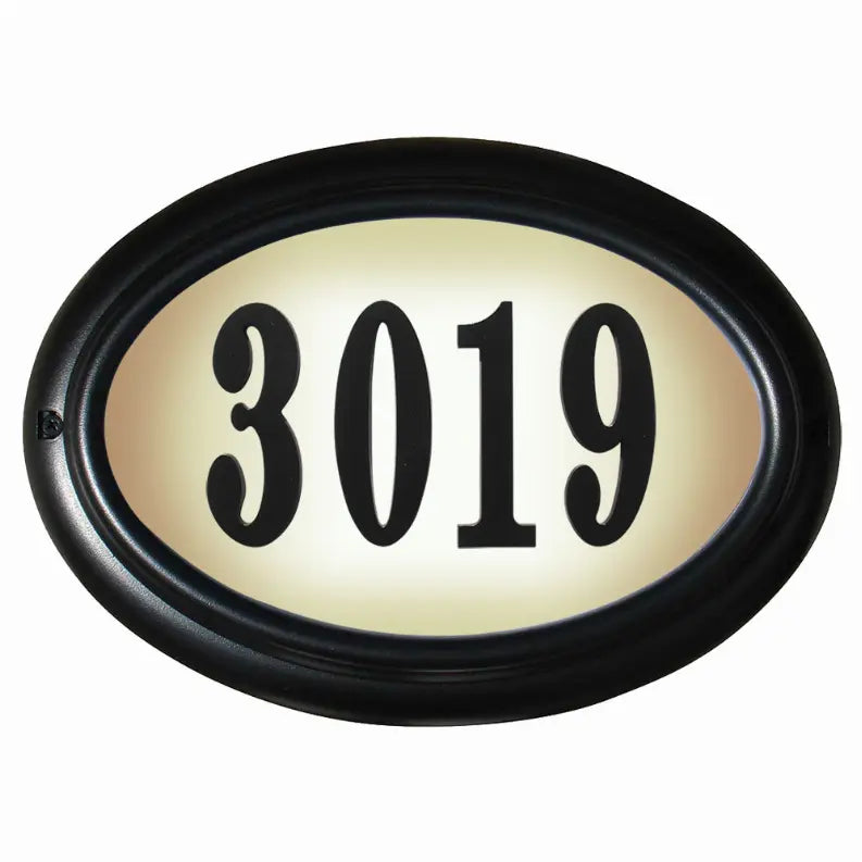 Edgewood Lighted Address Plaque Qualarc