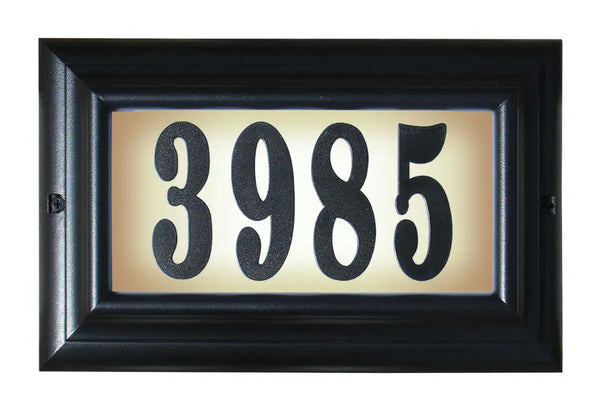 Edgewood "Do It Yourself Kit" Lighted Address Plaque Qualarc