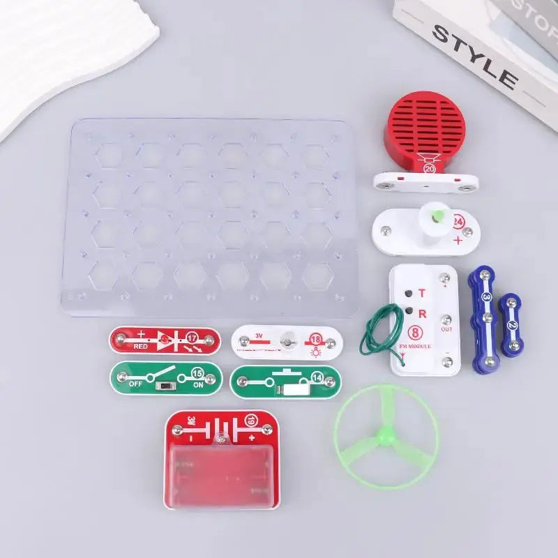 Educational Physics Toolkit: Children's Electricity Experiments; Electronic Building Blocks and Circuit Boards. GreatEagleInc