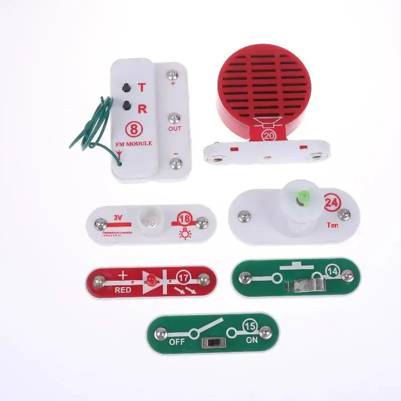 Educational Physics Toolkit: Children's Electricity Experiments; Electronic Building Blocks and Circuit Boards. GreatEagleInc