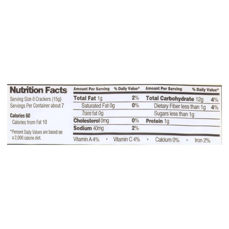 Edward And Sons Organic Vegetable Brown Rice Snaps - Case Of 12 - 3.5 Oz. Edward And Sons
