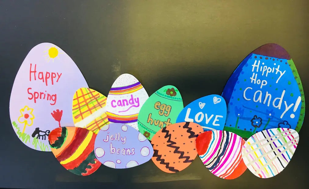 Egg Marble Assorted Color Creative Cut-Outs Creative Shapes