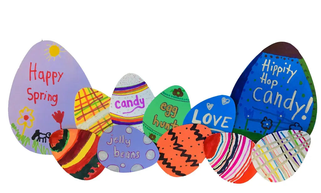 Egg Marble Assorted Color Creative Cut-Outs Creative Shapes