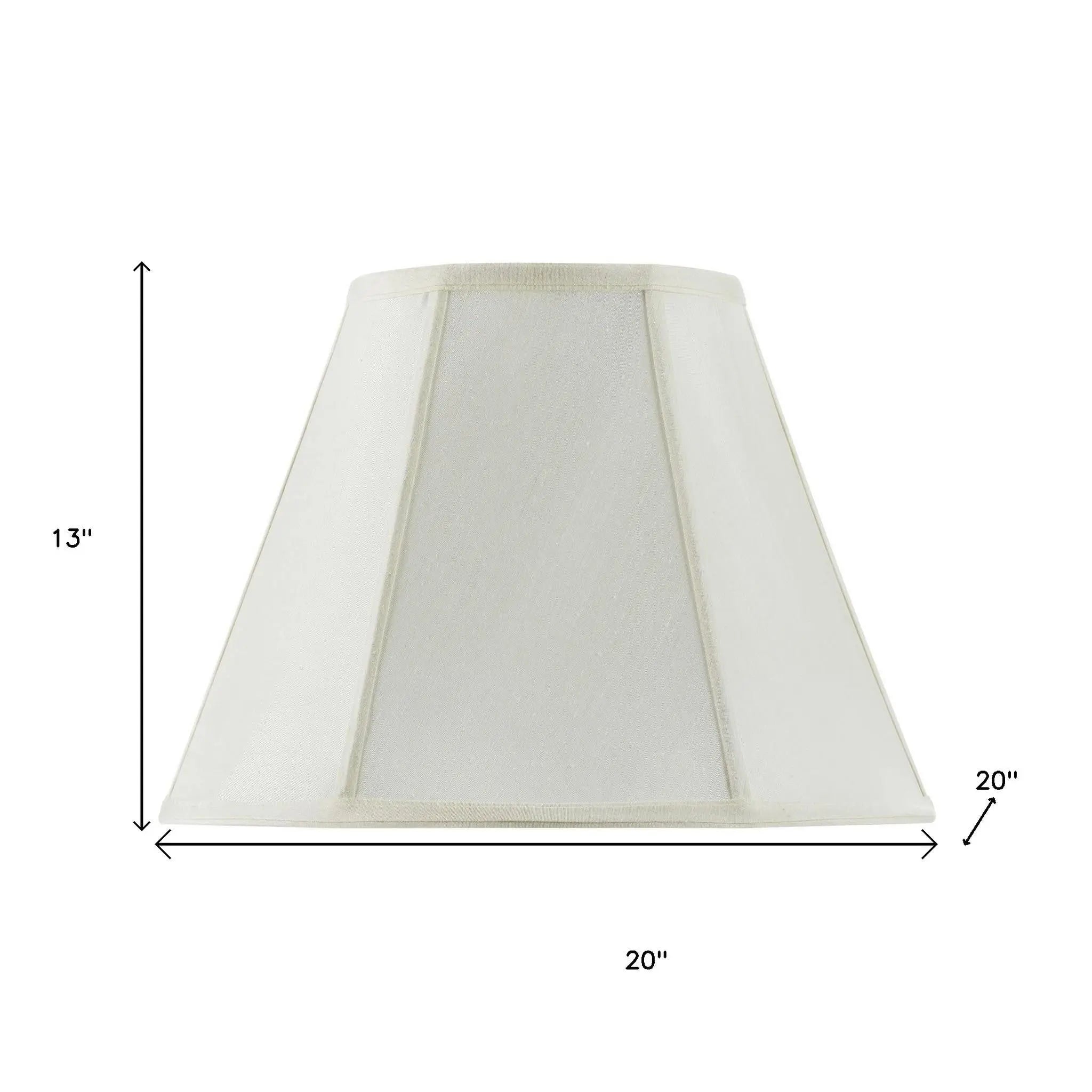 Eggshell Linen Piped Empire Lamp Shade Homeroots Lighting
