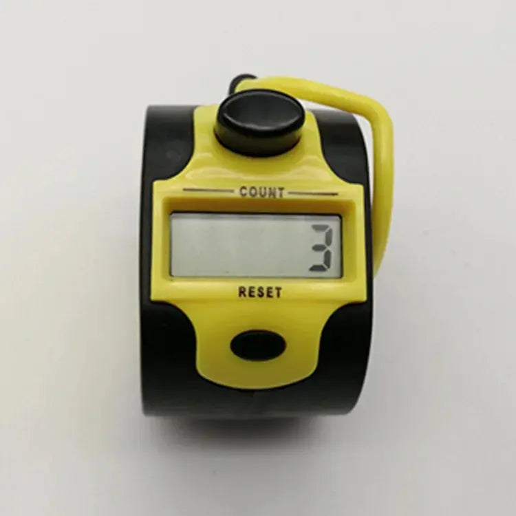 Electronic 5 Digit Number Counters Plastic Shell Hand Finger Display Manual Counting Tally Clicker Timer Soccer Golf Counter GreatEagleInc