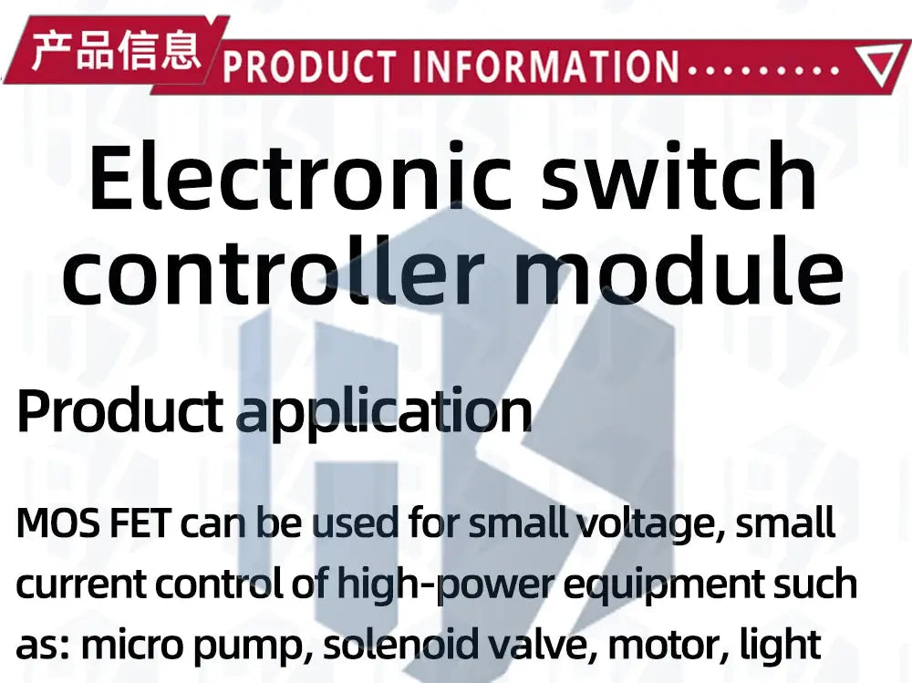 Electronic Control Board - Triggered Switch Module Featuring DC - Controlled MOSFET Optocoupler GreatEagleInc