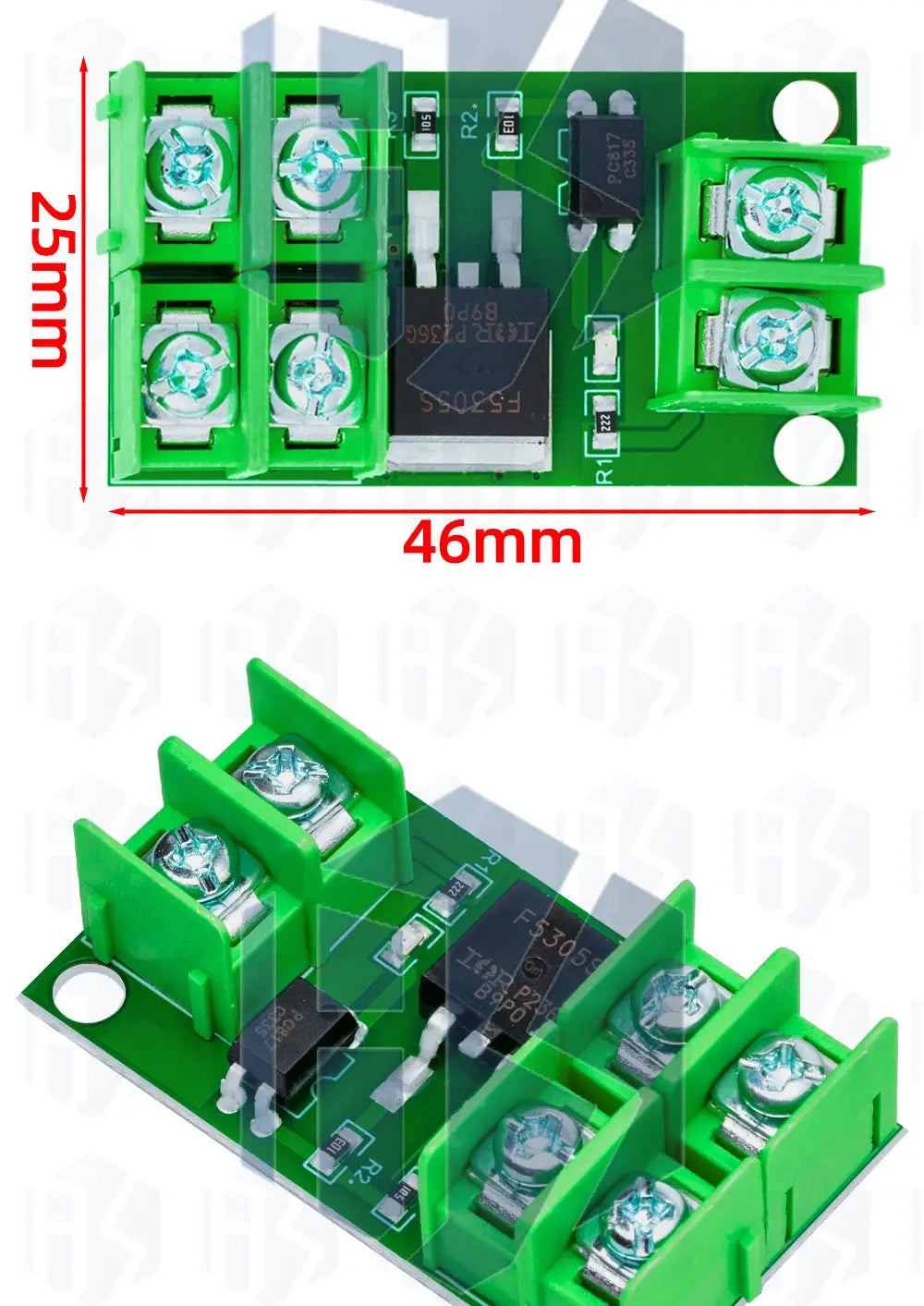 Electronic Control Board - Triggered Switch Module Featuring DC - Controlled MOSFET Optocoupler GreatEagleInc