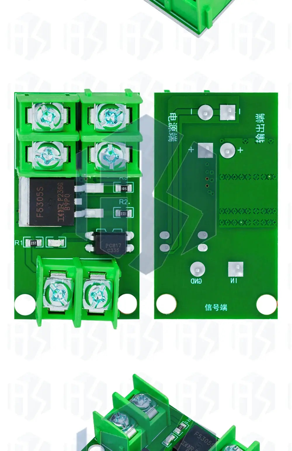 Electronic Control Board - Triggered Switch Module Featuring DC - Controlled MOSFET Optocoupler GreatEagleInc