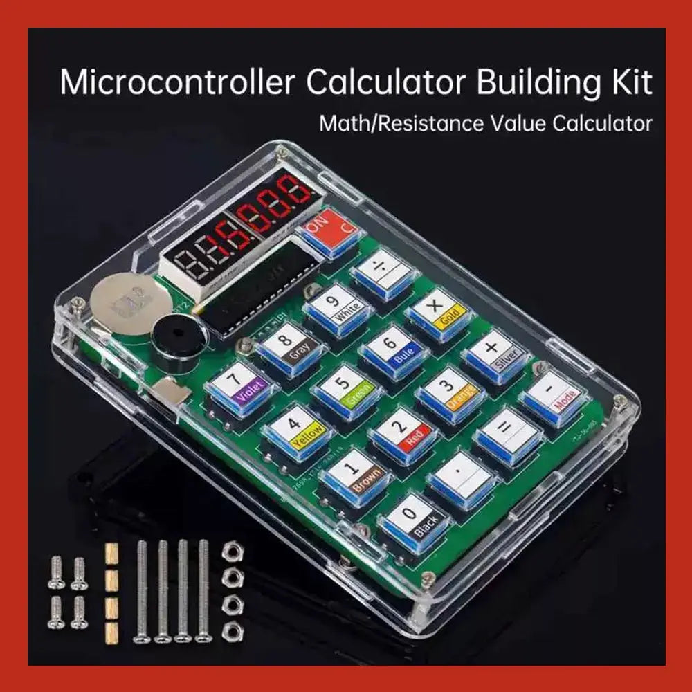 Electronic DIY Calculator Production Kit LED Digital Tube Display With Shell Single-Chip Microcomputer Soldering Practice GreatEagleInc