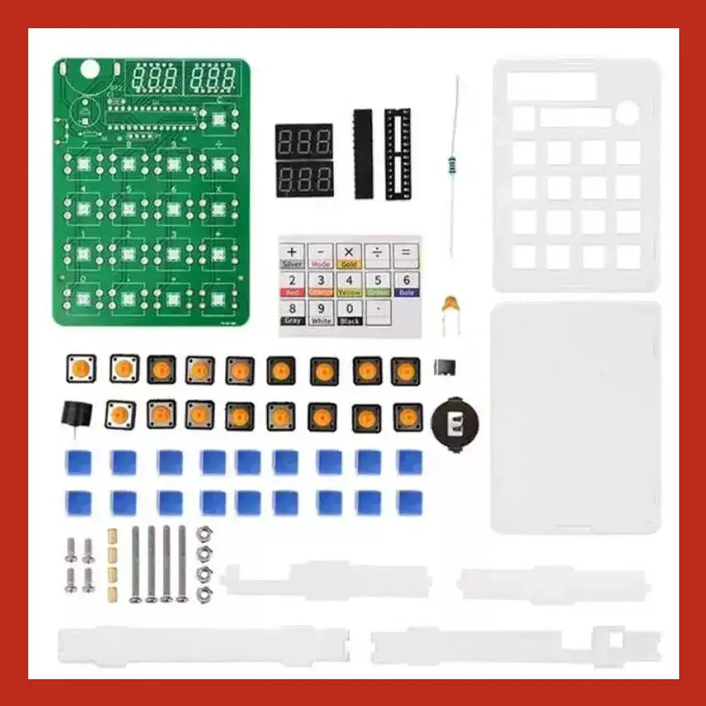 Electronic DIY Calculator Production Kit LED Digital Tube Display With Shell Single-Chip Microcomputer Soldering Practice GreatEagleInc