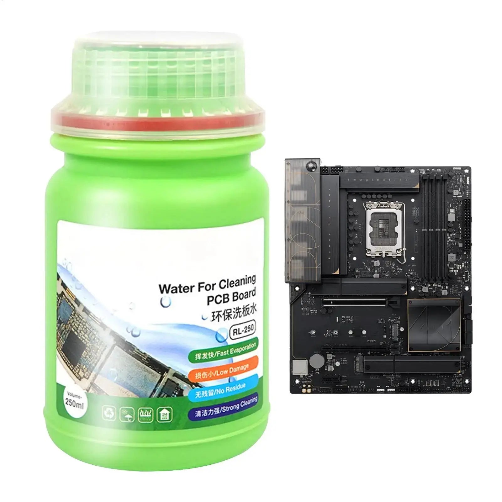 Electronic Liquid Cleaner 250ml Electronics Cleaning Liquid Circuit Board Cleaner for Keyboard Laptop Tablet Motherboard Home GreatEagleInc