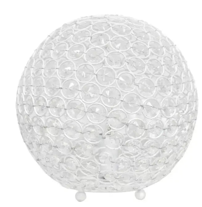 Elegant Designs Elipse 10 Inch Crystal Ball Sequin Table Lamp All The Rages, Inc.