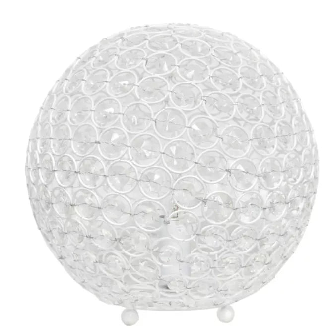 Elegant Designs Elipse 10 Inch Crystal Ball Sequin Table Lamp All The Rages, Inc.