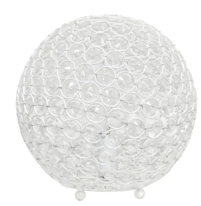 Elegant Designs Elipse 10 Inch Crystal Ball Sequin Table Lamp All The Rages, Inc.