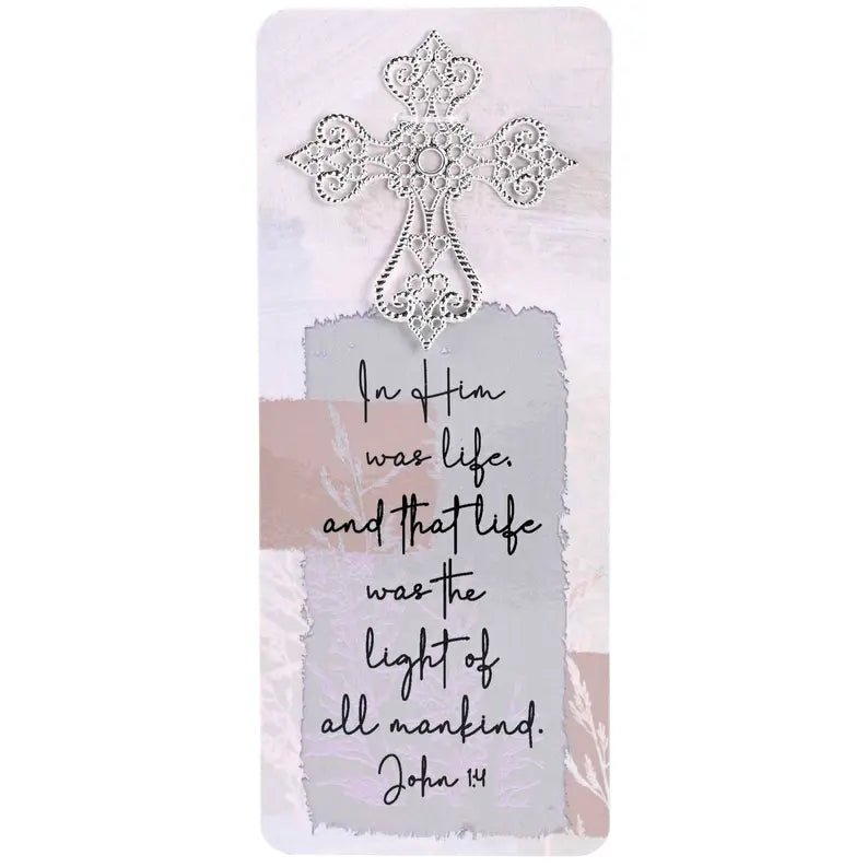 Embellished Bookcard In Him Was John 1:4 Dicksons Inc