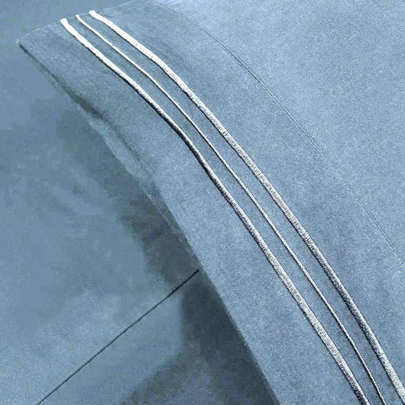 Embroidery Soft Sheet Set Wrinkle Resistant Home Mart Goods