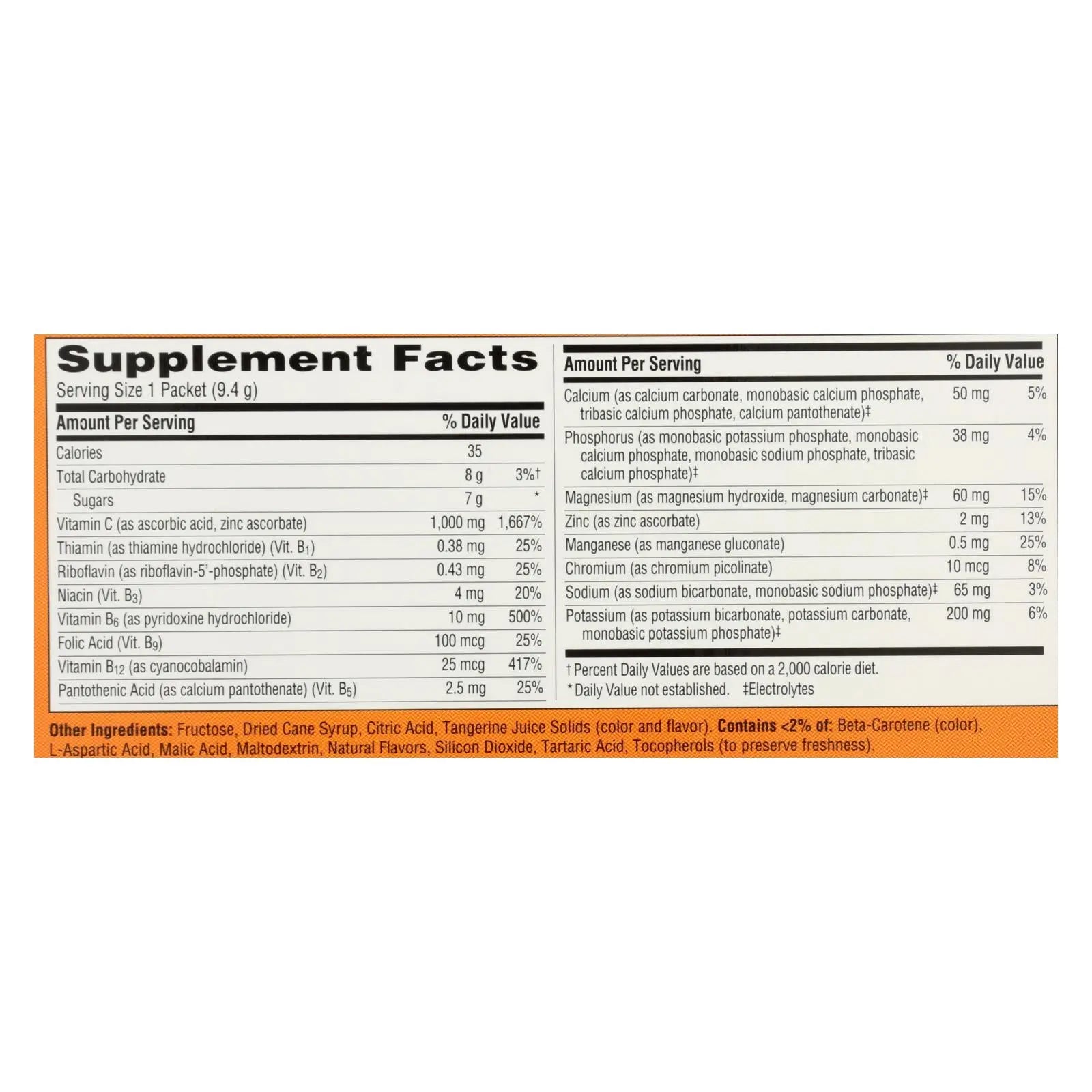 Emergen-c - Emergen-c Tangerine - Case Of 3-30 Count Emergen-c