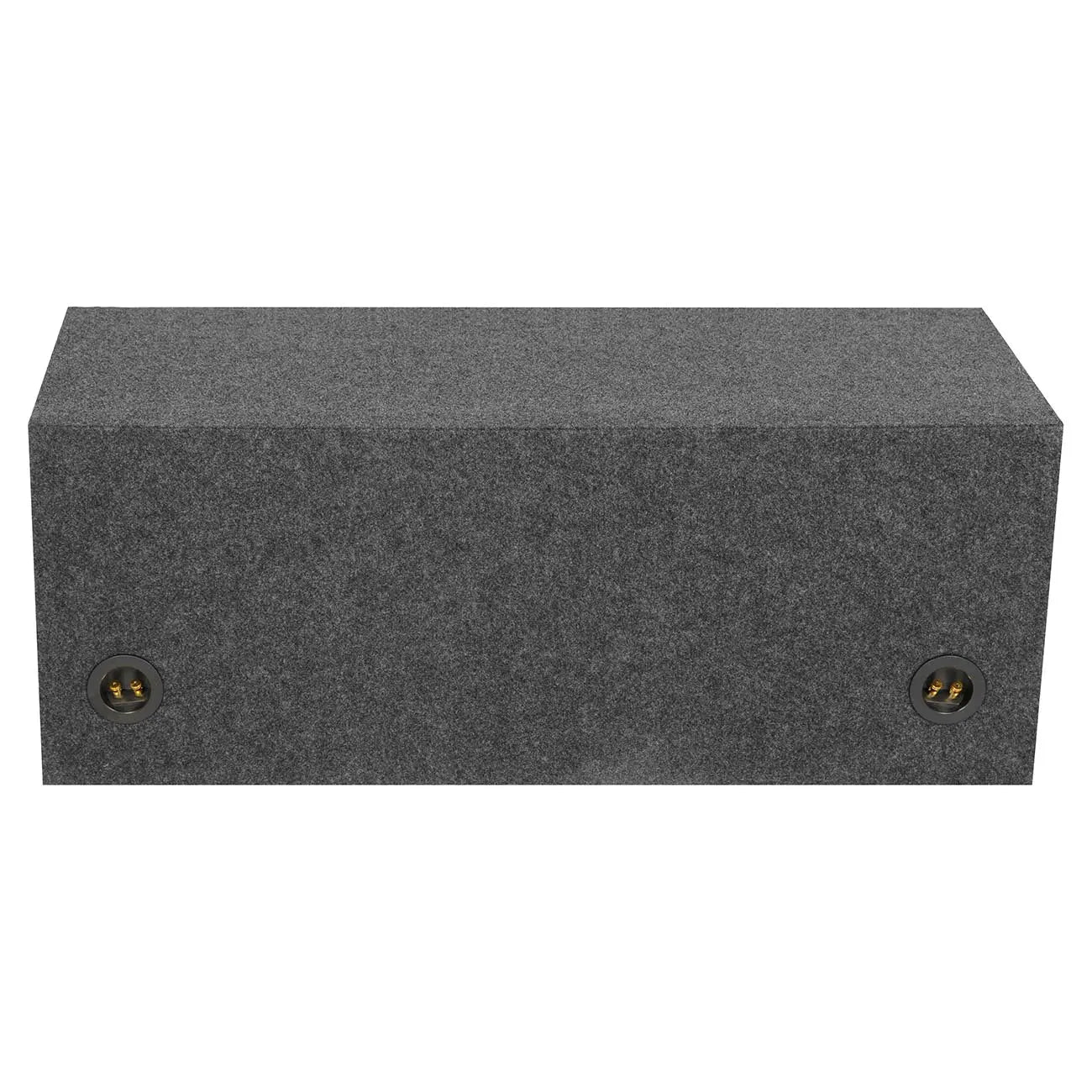 Empty Woofer Box Dual 12" Mdf Vented Bass Box Square Qpower