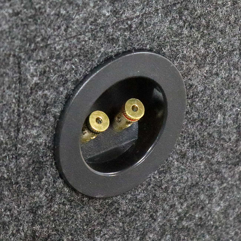 Empty Woofer Box (2)12" Qpower Square Style; *mspq12e* Qpower