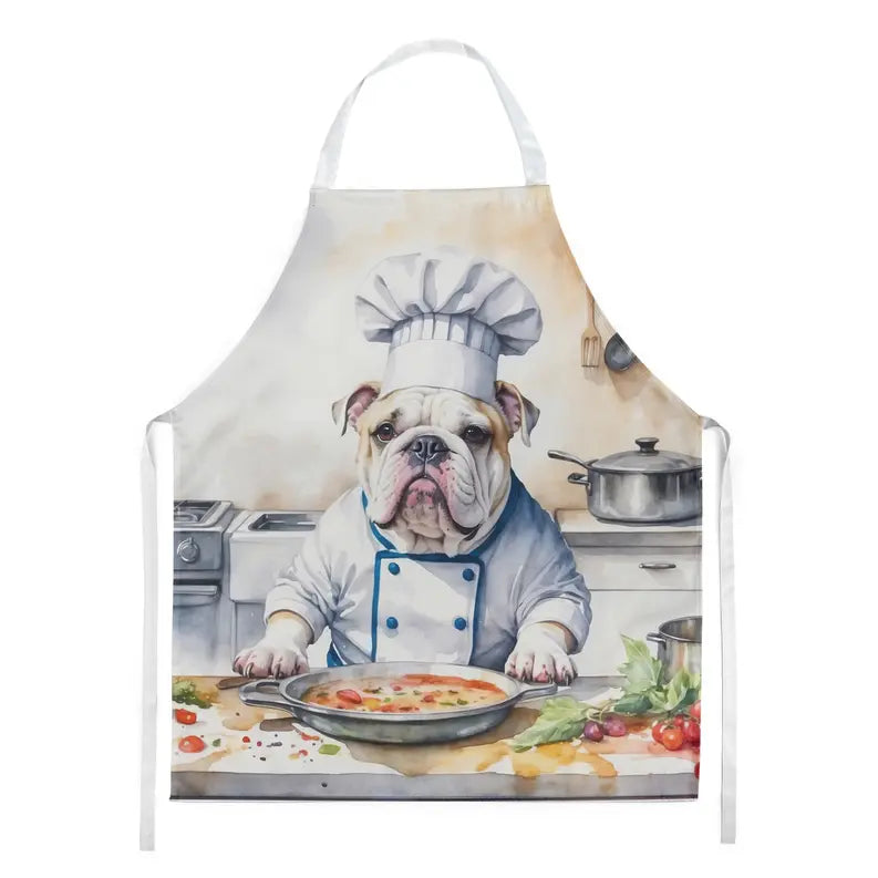 English Bulldog The Chef Apron Caroline's Treasures