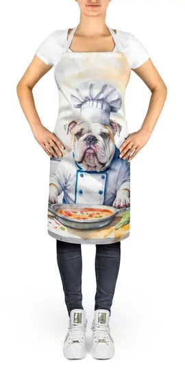English Bulldog The Chef Apron Caroline's Treasures